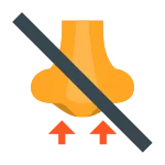 Do Not Inhale SVG Icon